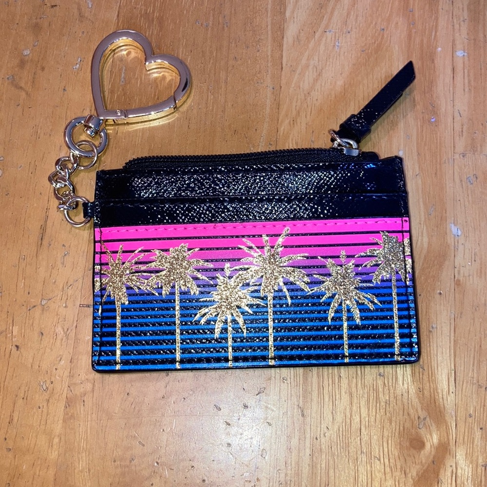 Victoria Secret Palm Tree Wallet Keychain
